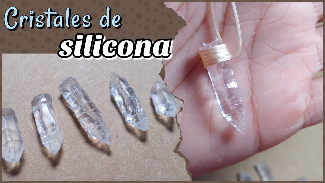 Cómo hacer Cristales de silicón muy fácil - Diy Cute