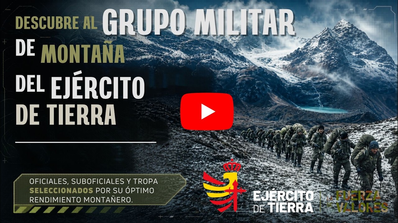 Descubre en este 🎥 al Grupo Militar de Alta Montaña del #EjércitodeTierra #MADOC_ET