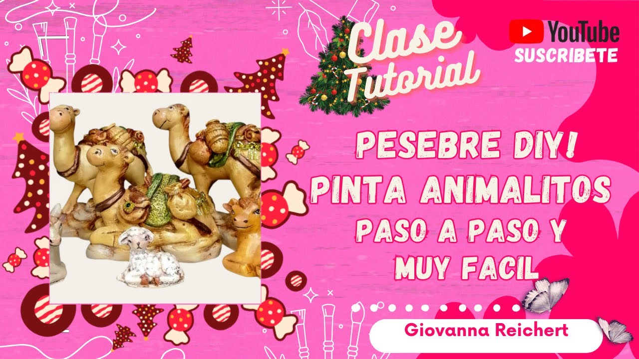 Pintura navideña DIY: Dale color a tus animalitos del pesebre sin ser un experto