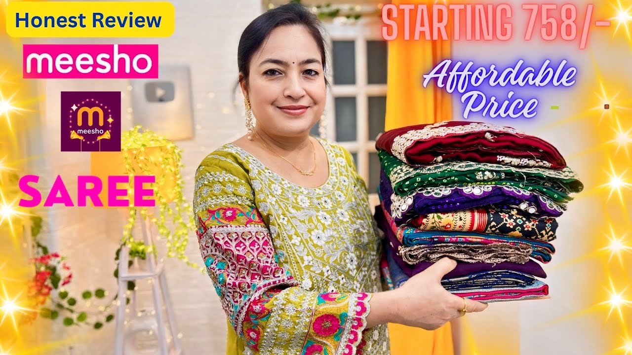 Meesho Saree Haul ❤️Affordable Price Saree Haul #saree  #meeshofinds  #ashigautam  #meesho