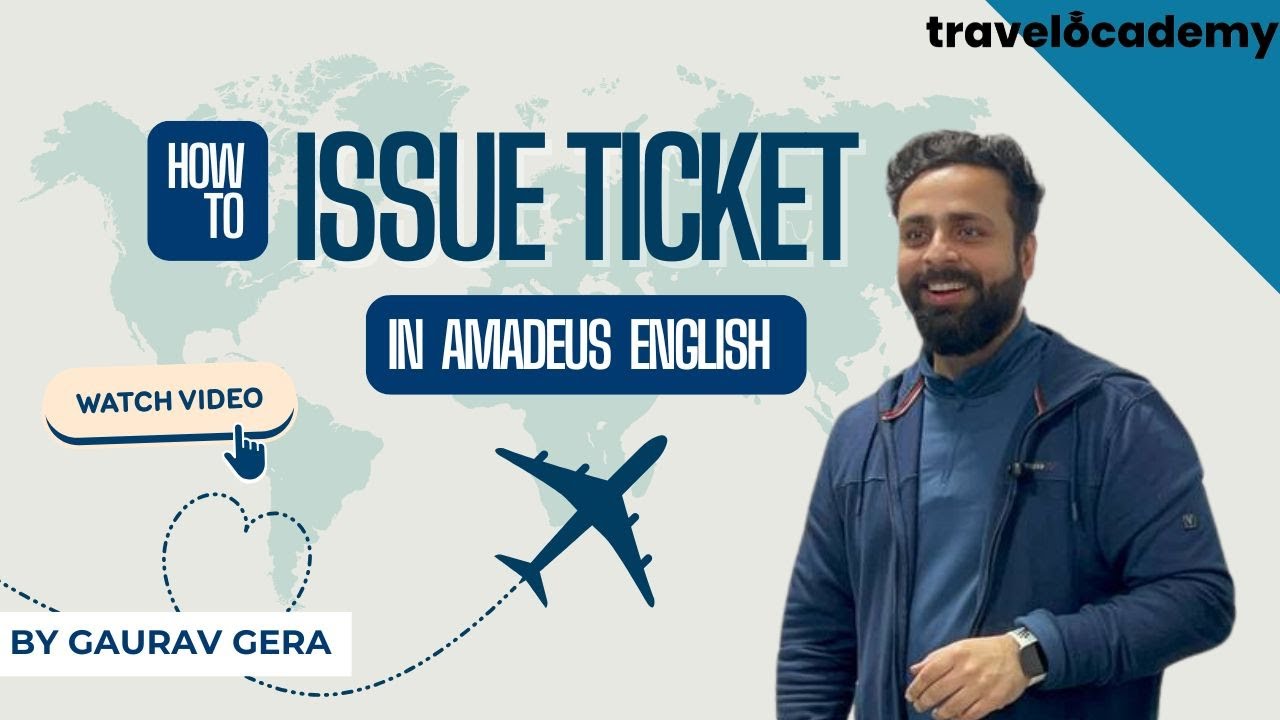 Amadeus English Session - 13 | Как оформить билеты в Amadeus | TravelOcademy | TTP | FM | FP | FV