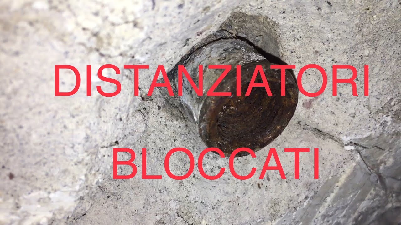 Come svitare distanziatori bloccati