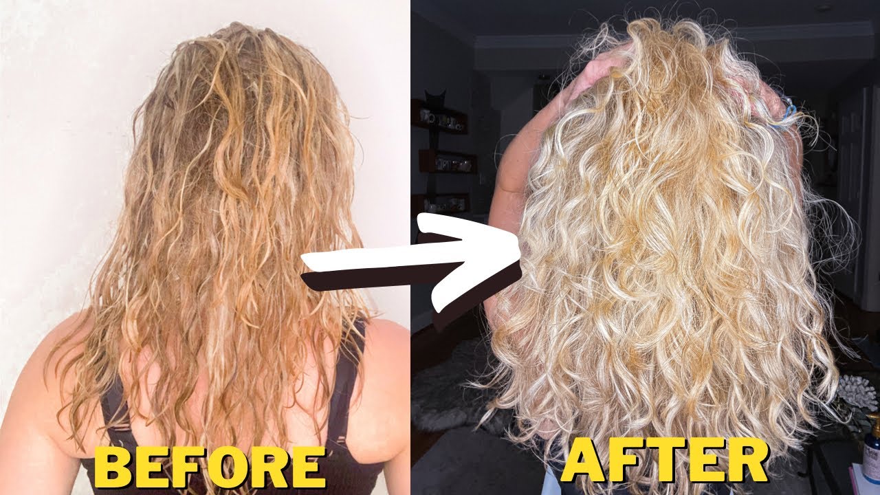 UPDATED DRUGSTORE WAVY/CURLY HAIR ROUTINE | 2B/2C  💇🏼‍♀‍