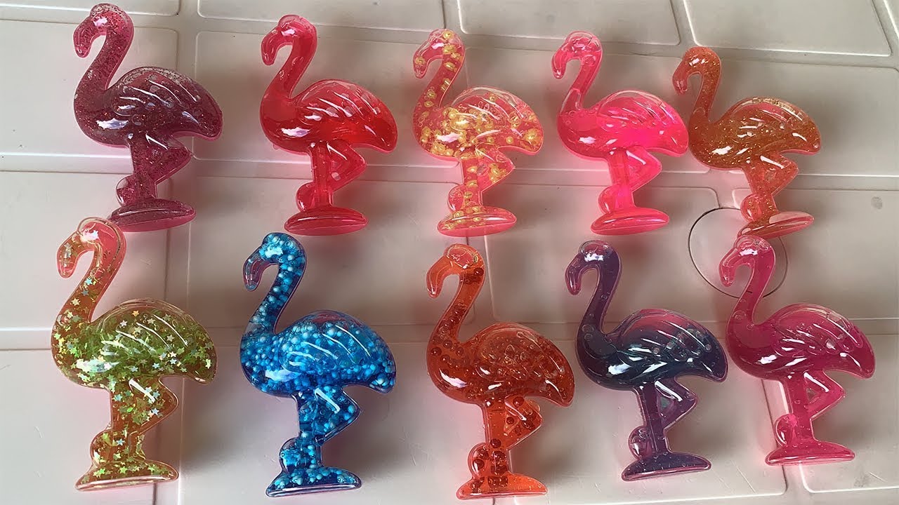 MISTUREI VÁRIOS FLAMINGOS DE SLIME! MUITO SATISFATÓRIO!! (Smoothie slime)