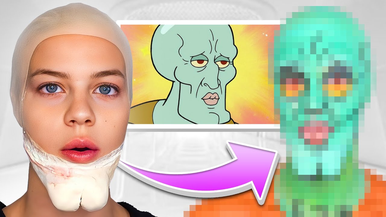 TURNING MYSELF INTO HANDSOME SQUIDWARD