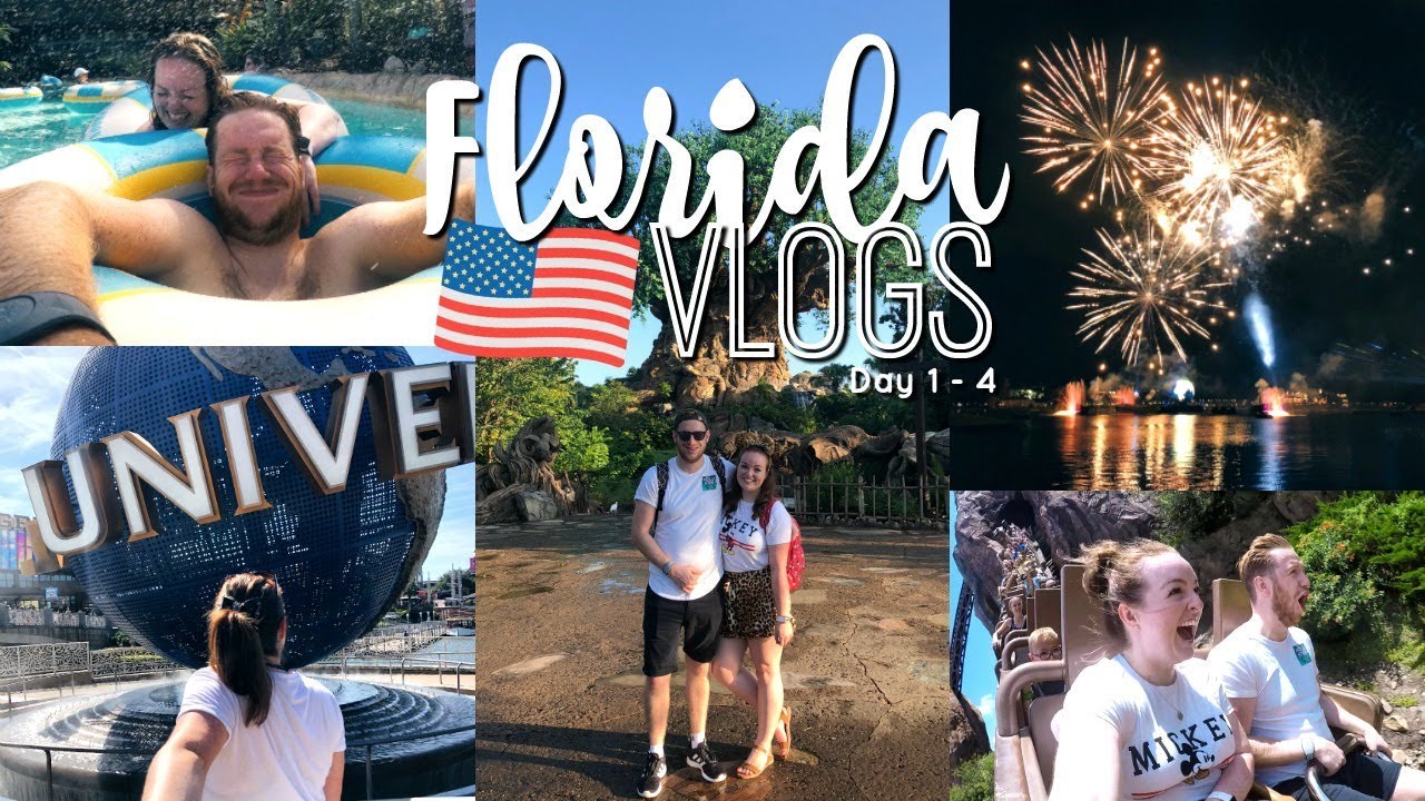 FLORIDA VLOGS 2018 | WALT DISNEY WORLD & UNIVERSAL STUDIOS 🎢 DAY 1 - 4 | Brogan Tate AD