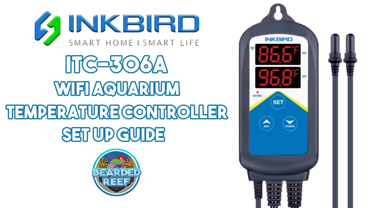 How to set up the Inkbird Wi-Fi Aquarium Temperature Controller ITC-306A