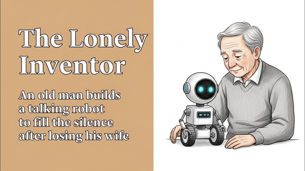 An Old Man Builds a Robot Friend | Heart Touching English Story