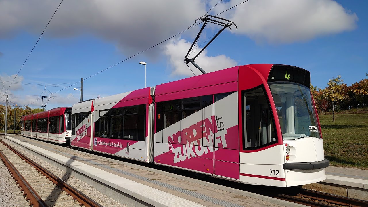 Mitfahrt Combino Erfurt Linie 4