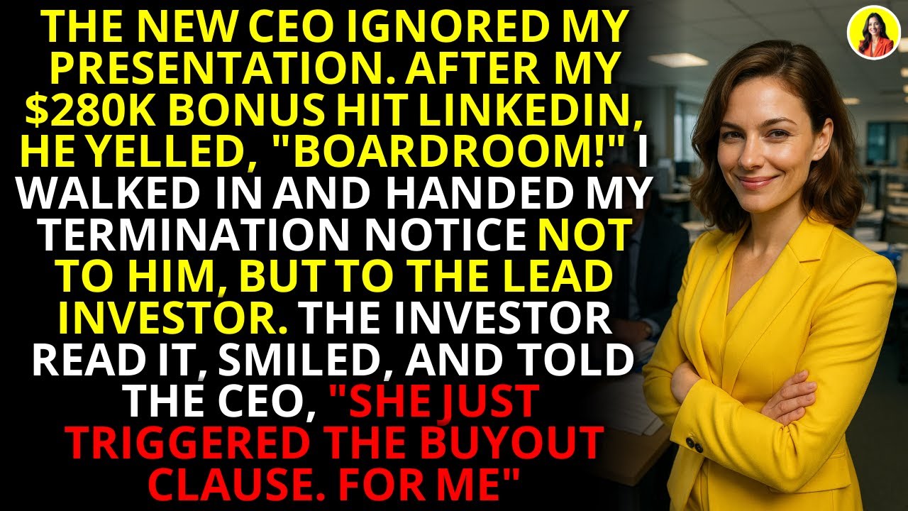 Мой бонус в 280 тысяч долларов разоблачил генерального директора &mdash; и тогда я запустил пункт о выкупе