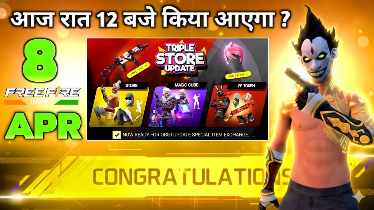 8 APRIL TONIGHT UPDATE 2026 😱 | UPCOMING EVENT IN FREE FIRE | FREE FIRE NEW EVENT | FF NEW EVENT