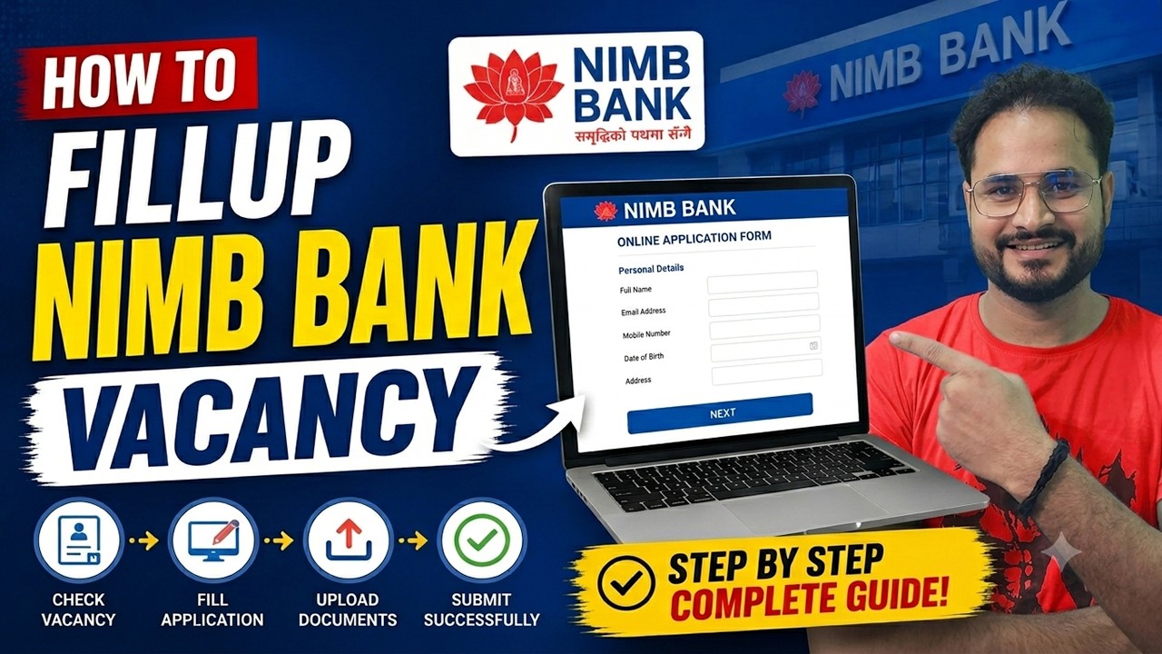 NIMB Bank Vacancy Form Filling Guide (2026)
