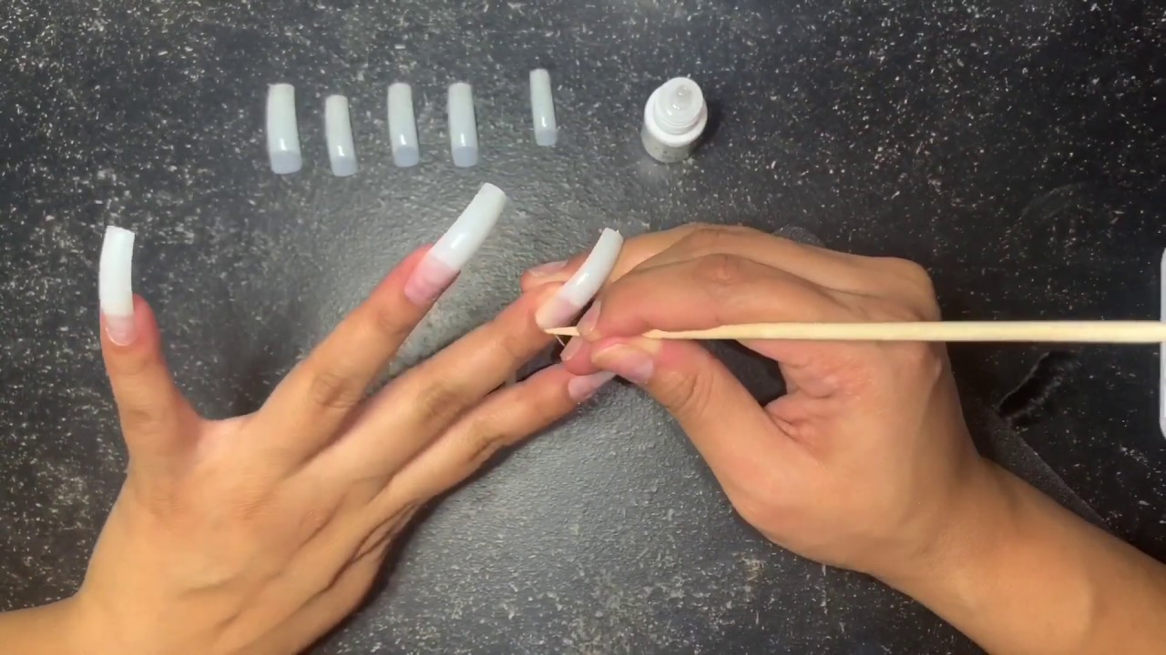 DIY Nails At Home | DIY Nails with Baby Powder | NO ACRYLIC NEEDED