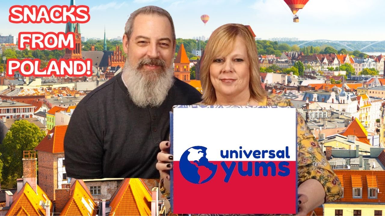 АМЕРИКАНЦЫ ПРОБУЮТ ЗАКУСКИ ИЗ ПОЛЬШИ | ОТКРЫТИЕ UNIVERSAL YUMS BOX