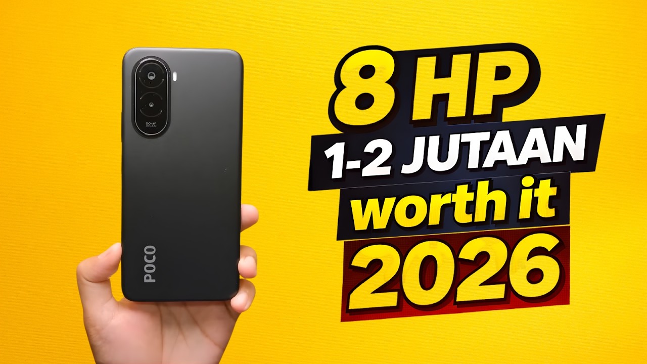 8 HP Xiaomi 1–2 JUTAAN TERBAIK 2026! Murah Tapi Spek GILA?! 😱🔥 Worth It Banget!