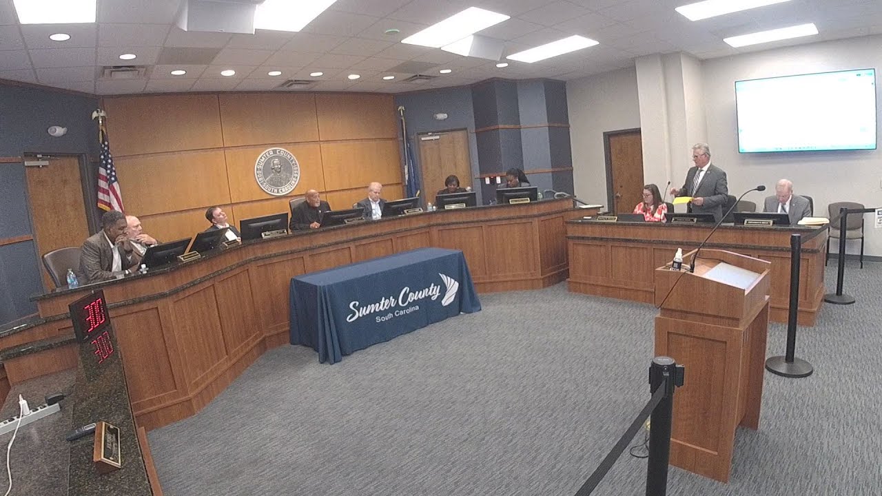 May 27, 2025, Sumter County Council regular meeting