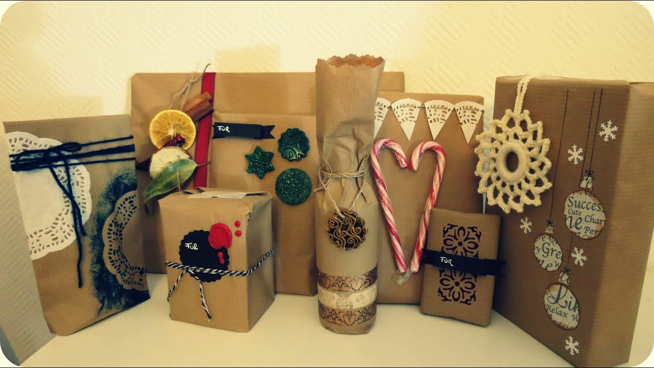 Geschenke verpacken * Gift wrapping ideas
