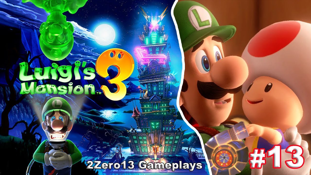 Rescato a Toad Otra Vez!! (Piso B2) - Parte 13 - Luigi's Mansion 3 - 2Zero13