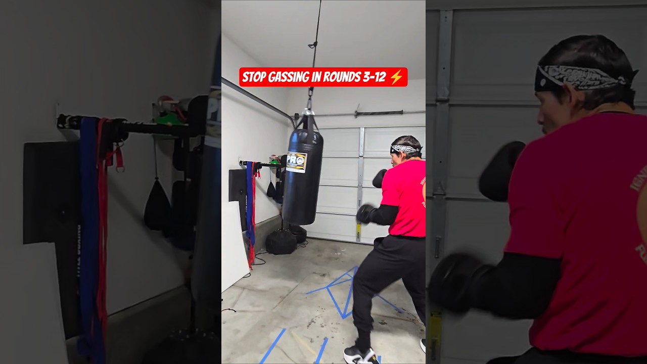 “Boxing bag workout for endurance | Master footwork & power rounds 3–12”