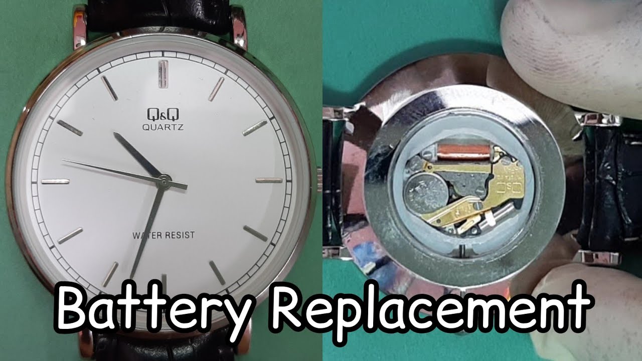How To Change Battery on Q&Q Watch