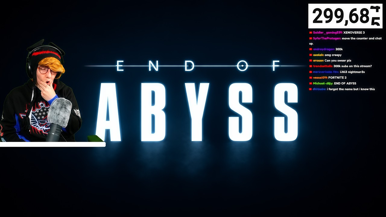 KreekCraft смотрит трейлер с датой выхода End of Abyss
