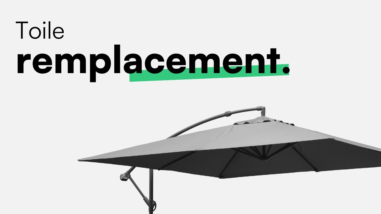 Remplacement - Comment remplacer la toile de votre parasol Hardelot ?
