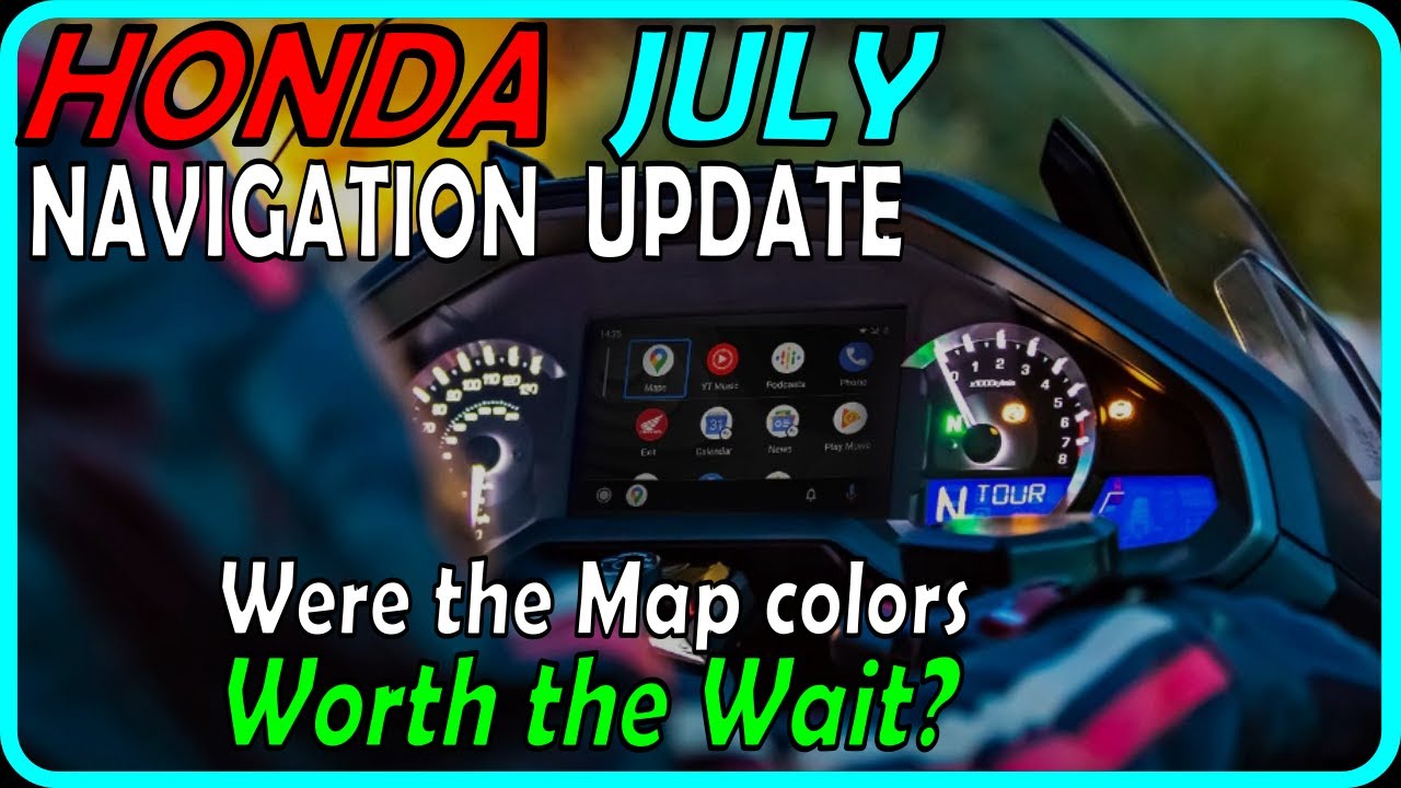The July Goldwing ANDROID AUTO Update for the Honda GPS is here!