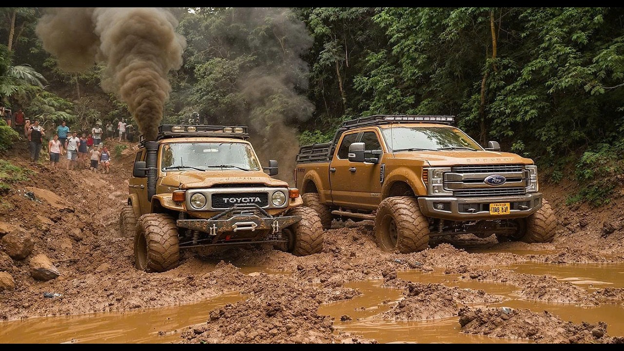 Unbelievable! 4x4 Off-Road Beasts Battle Through the Muddiest Tracks on Earth #12 #offroad