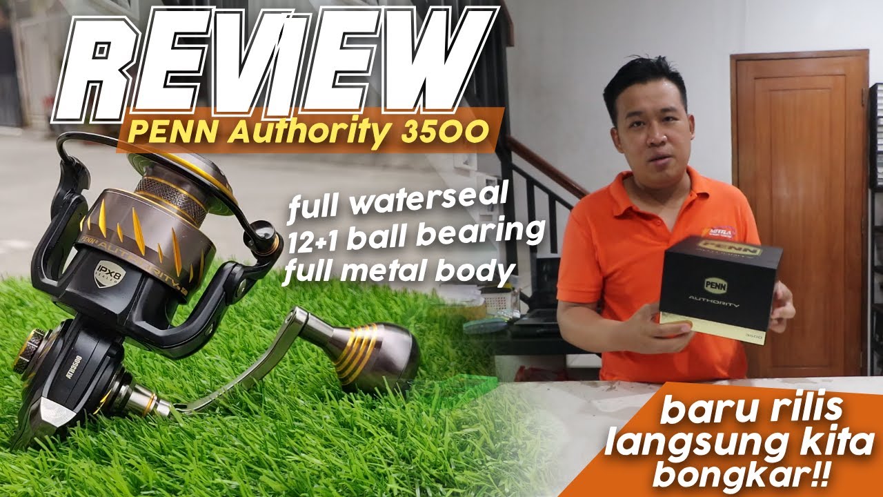 FIRST IMPRESSION bongkar reel mahal nya PENN | Review Penn Authority 3500