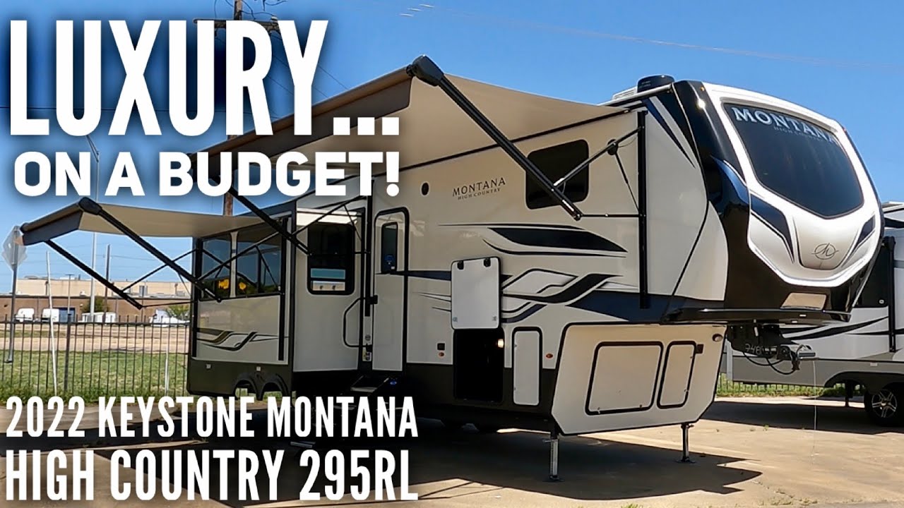 QUICK TOUR of this BUDGET FRIENDLY Luxury Fifth Wheel RV! 2022 Keystone Montana High Country 295RL
