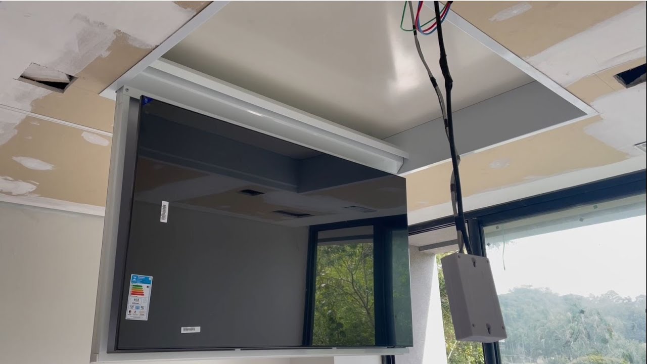 Suporte de tv para embutir no teto - Cliente #47