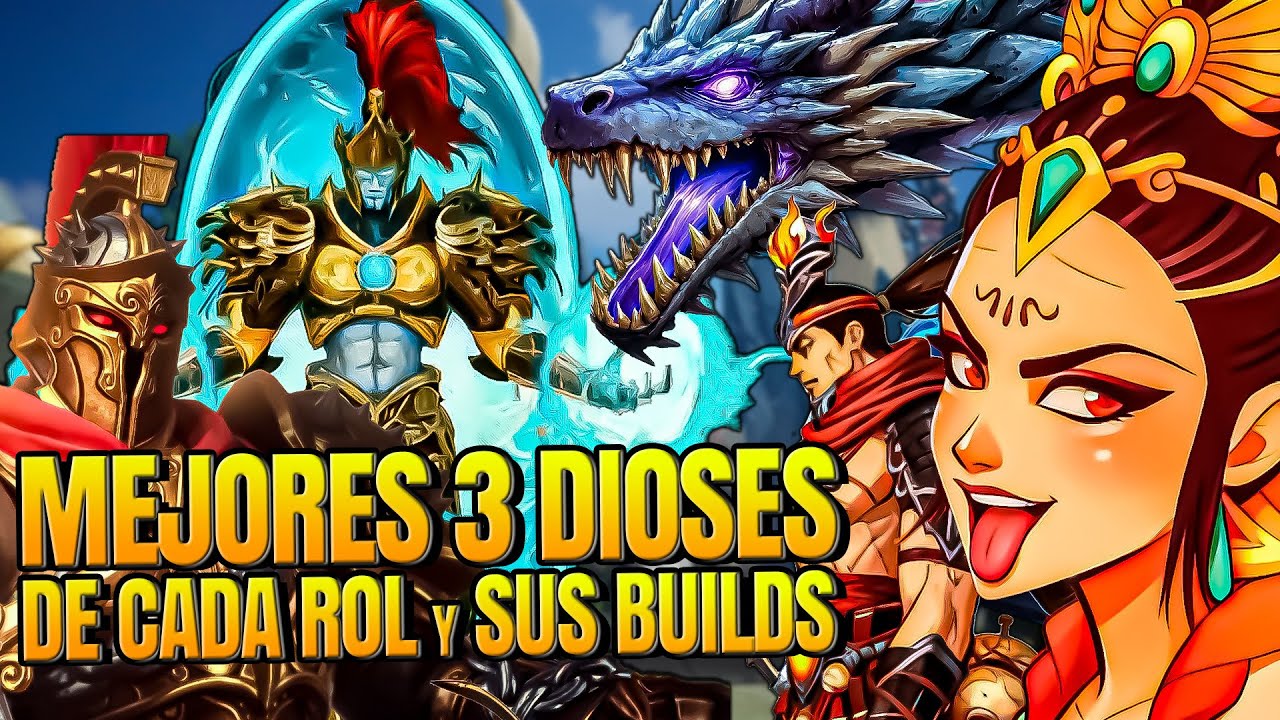LOS 3 MEJORES DIOSES de CADA ROL y SUS BUILDS