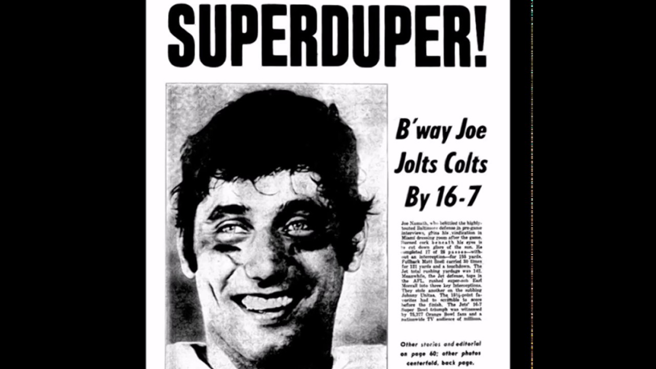 Super Bowl III-Complete WNBC Radio Broadcast (Namath's Guarantee!)