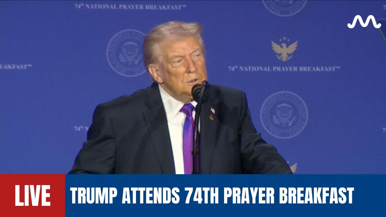 LIVE: Trump Attends 74th National Prayer Breakfast in Washington