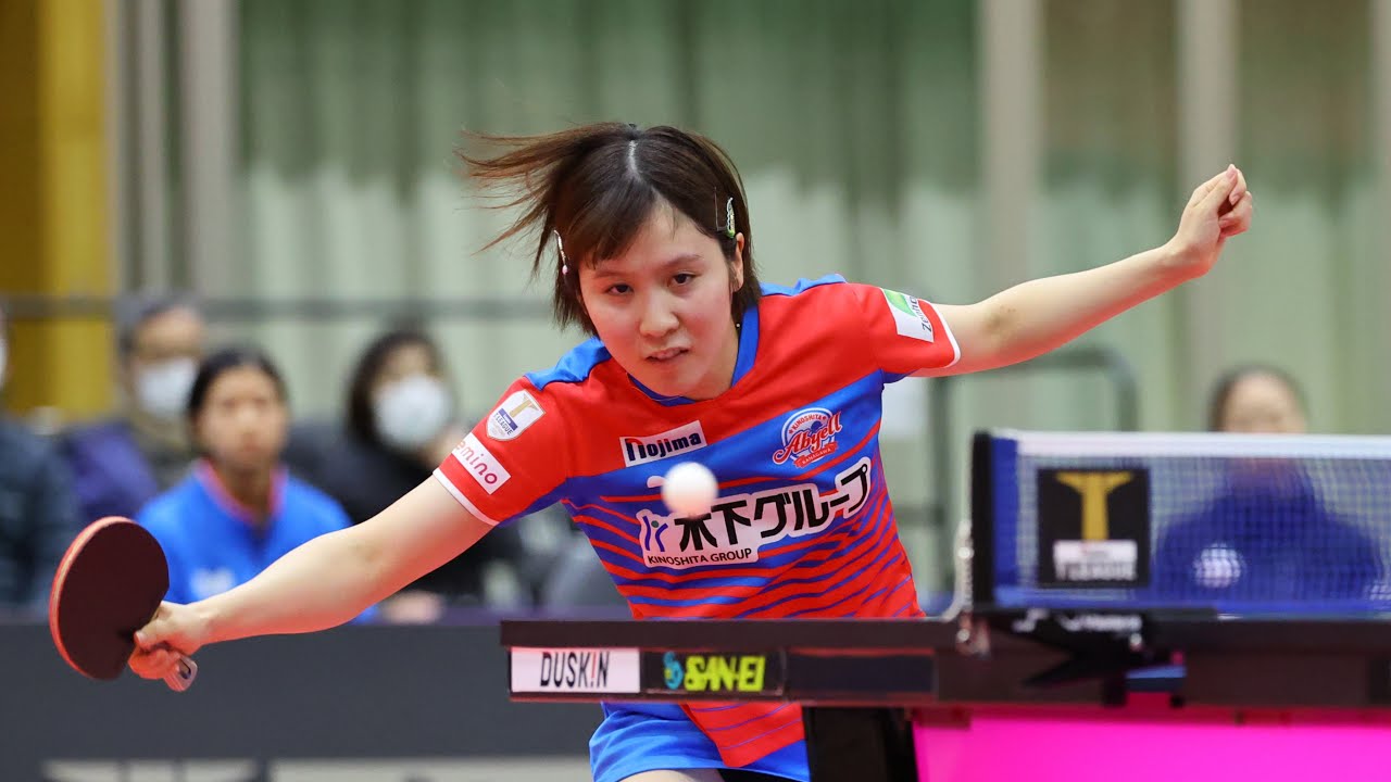 牧野里菜 vs 平野美宇 TBESTGAME 京都カグヤライズ vs 木下アビエル神奈川 ノジマTリーグ2023-2024 2024年01月08日 三条市体育文化会館【卓球Tリーグ公式】