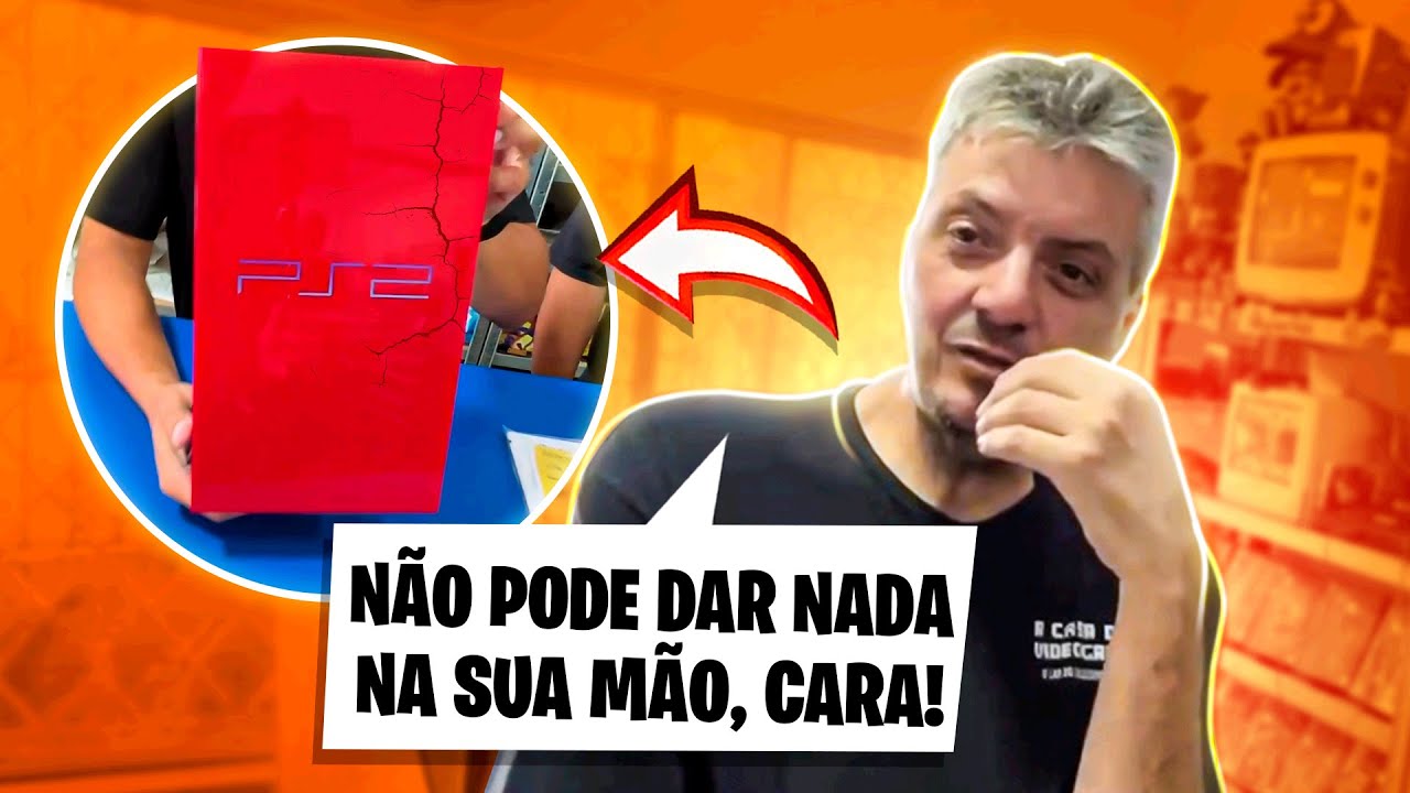 QUEBREI UM PLAYSTATION RARO NO TIOZÃO? E AGORA?