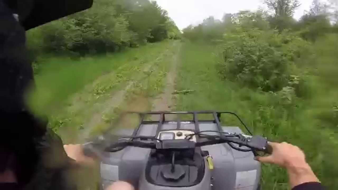 Yamaha Moto 4 Trail ride + Muding ( Gopro )