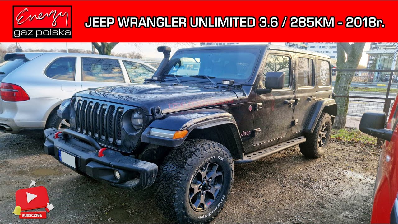 MONTAŻ LPG JEEP WRANGLER UNLIMITED 3.6 285KM 2018R NA GAZ BRC W ENERGY GAZ POLSKA