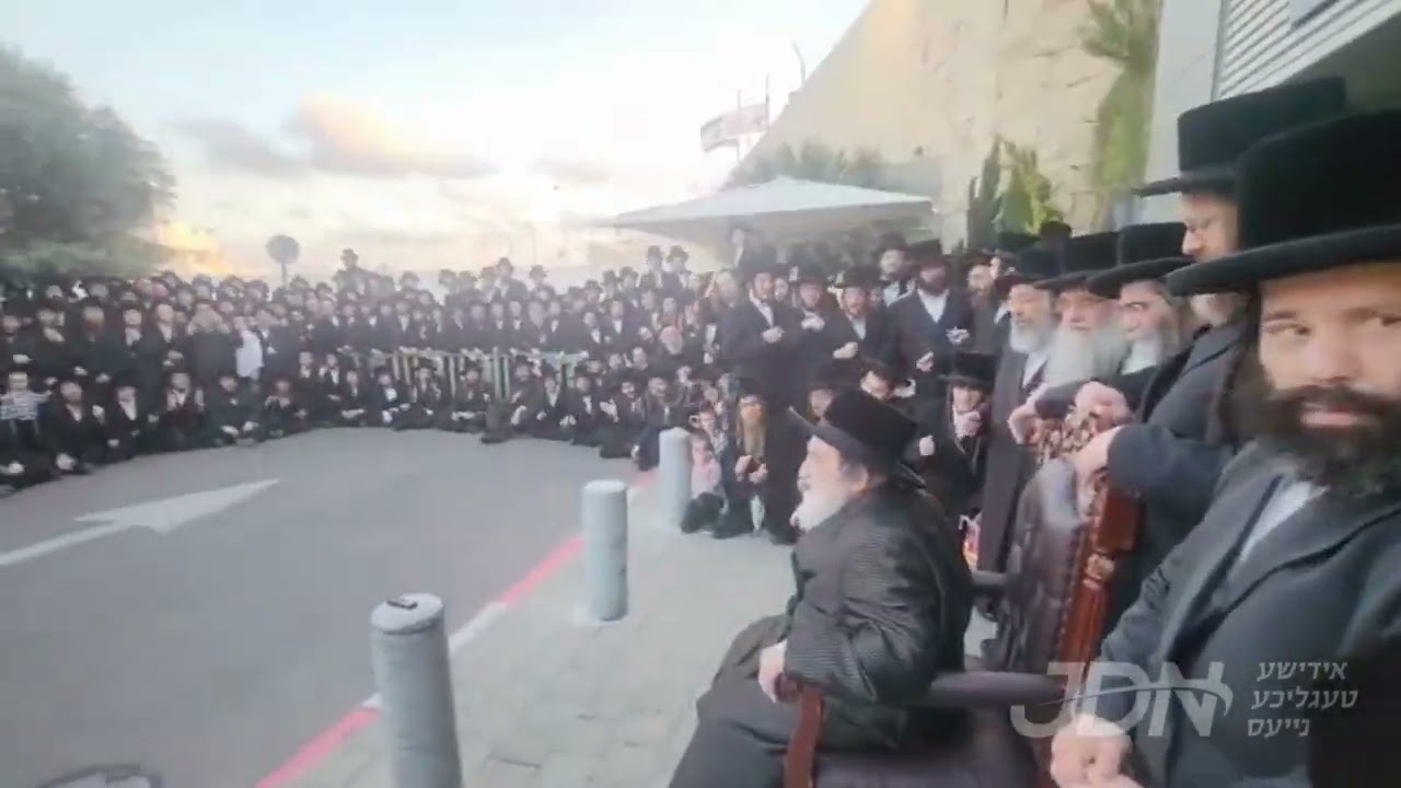 אלפי חסידי וויזניץ זענען מקבל פנים האדמו
