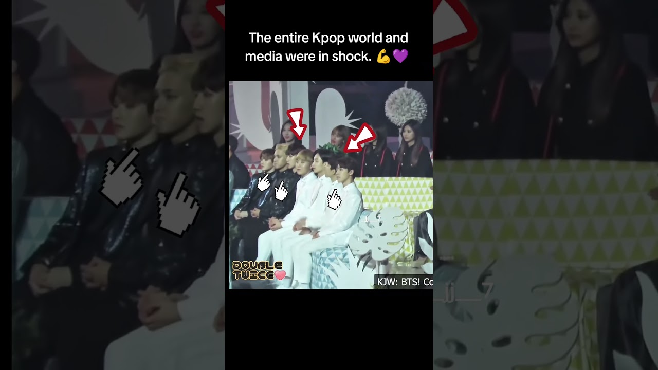 They were ignored.. 3 hours before  victory, reaction of Idols and BTS . MMA 2016 #bts