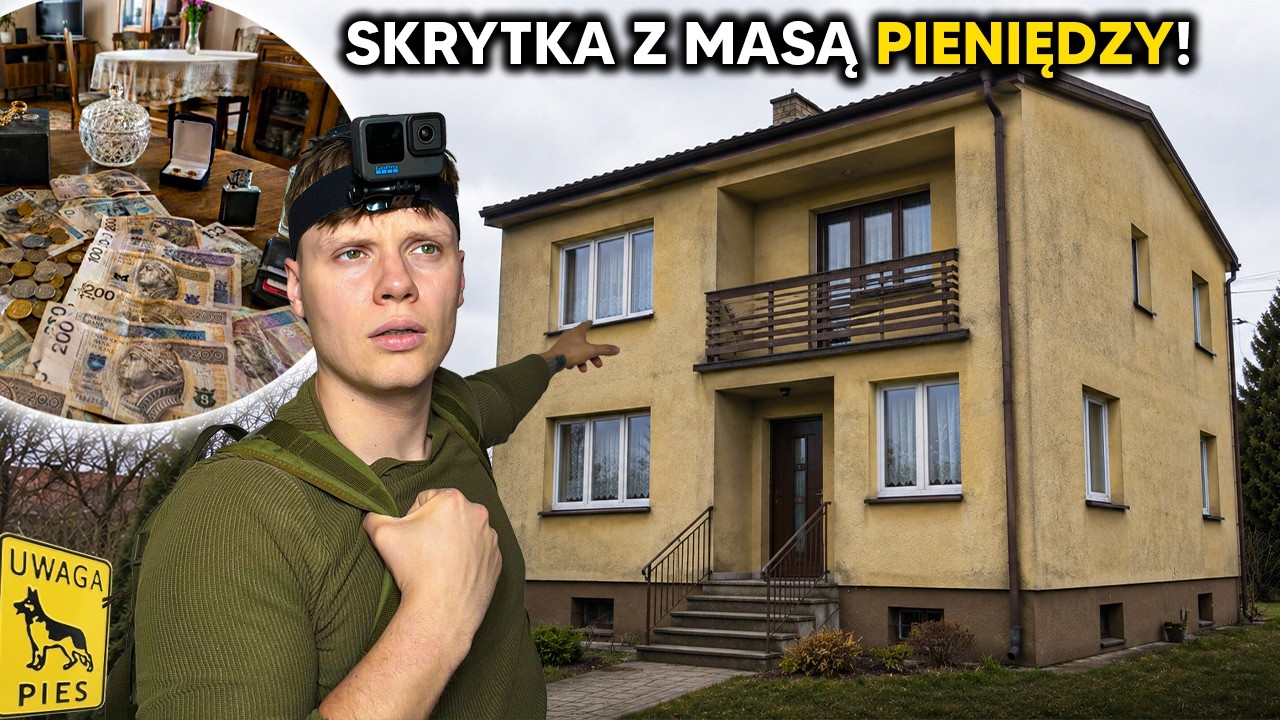 PORZUCONY DOM Z PIENIĘDZMI I SKUTEREM ZA 20 TYSIĘCY! Miejsce zamrożone w czasie... - Urbex POV