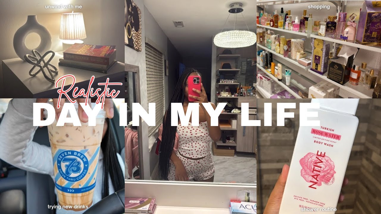 Realistic Day In My Life: trying new coffee drinks + unwind with me  + shopping + more!