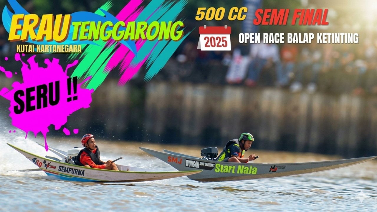 SEMIFINAL race ERAU BALAP KETINTING, 500 CC TENGGORONG