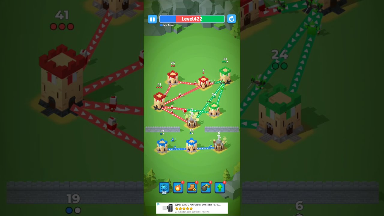 Conquer the tower level 422