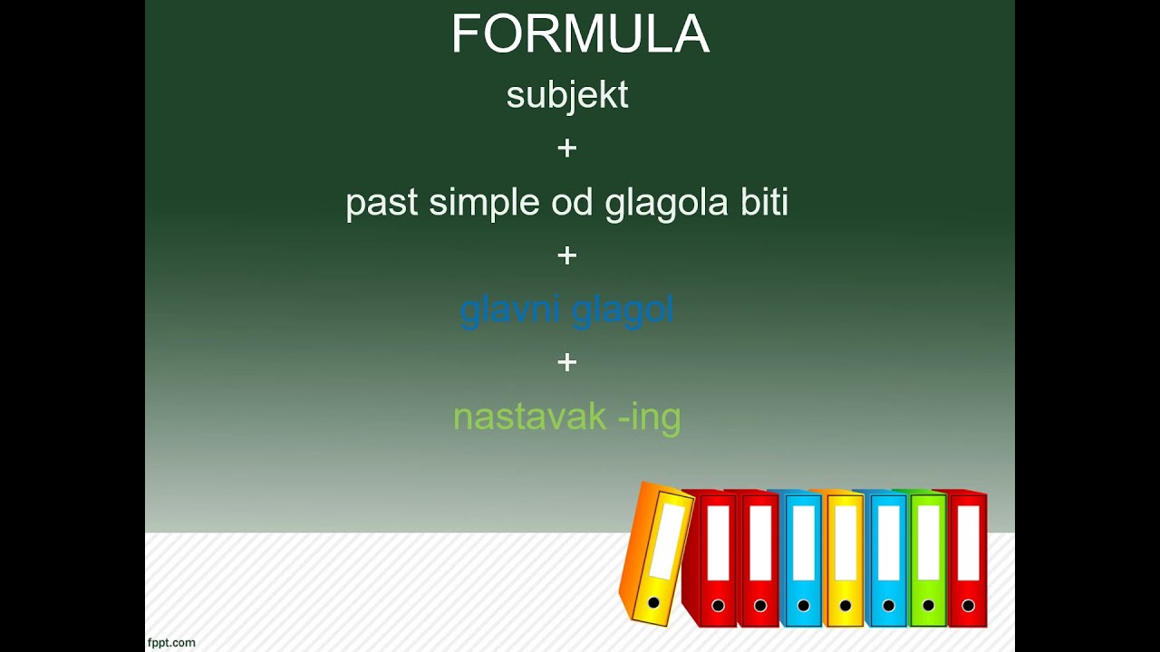 Past continuous - tvorba