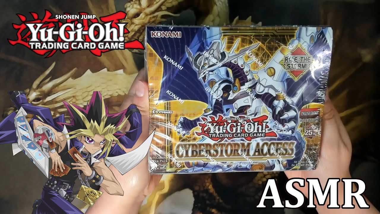 #ASMR | Yu-Gi-Oh! STARLIGHT RARE Pull 🌟 Cyberstorm Access Booster Box Opening
