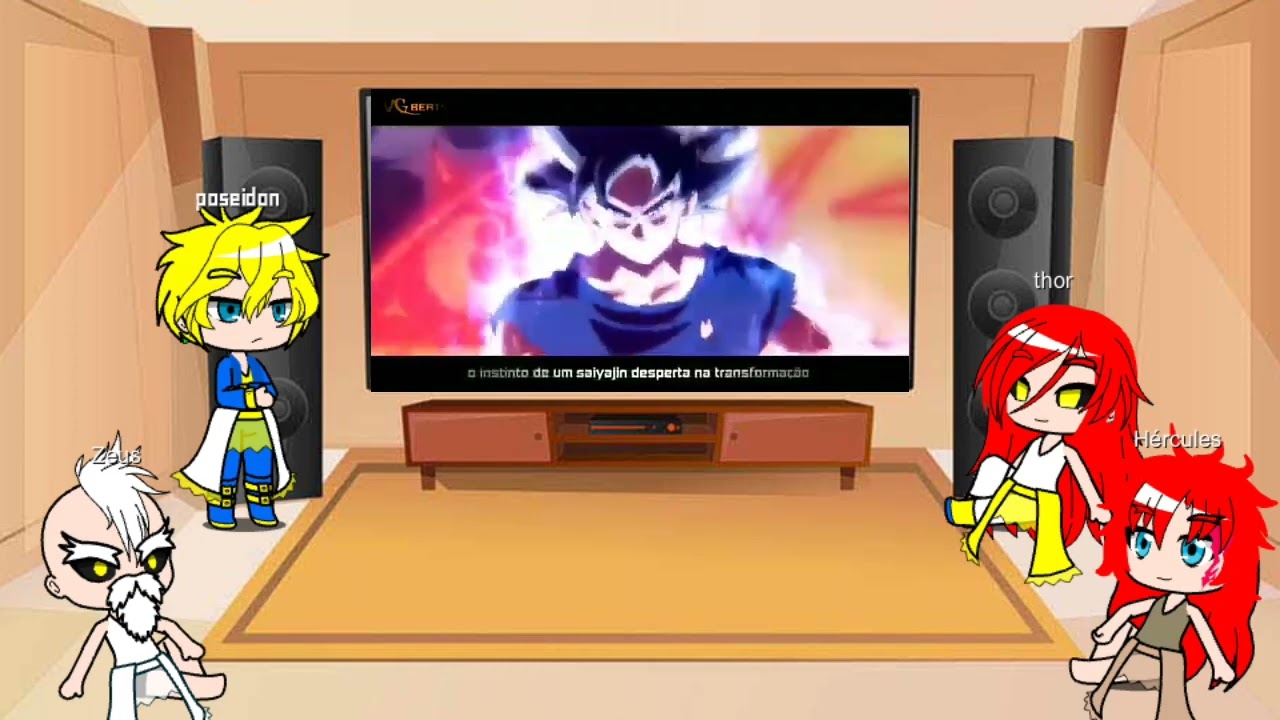 Deuses reagindo rap Goku vg beats