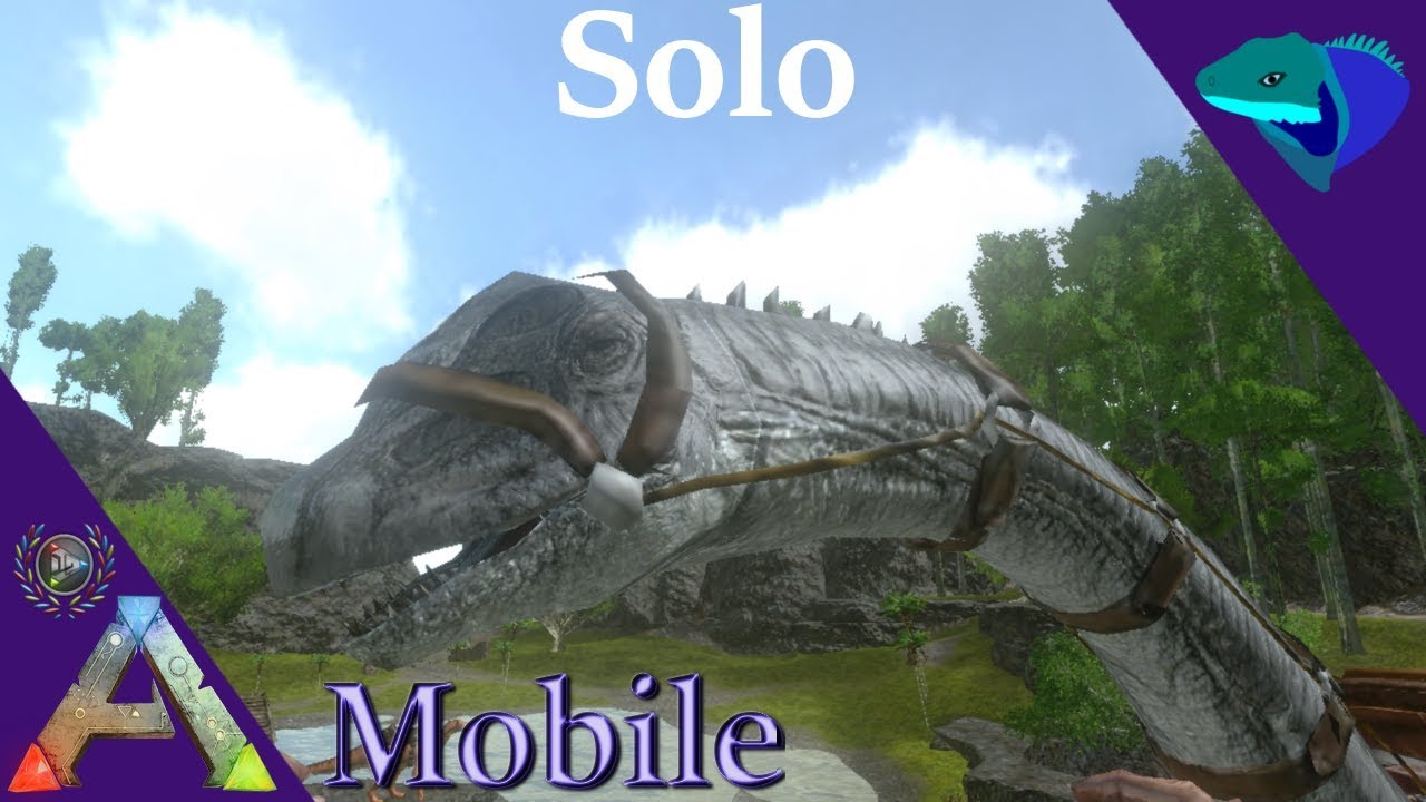 SOLO BRONTO TAMING! GATHERING MACHINE! Solo ARK: Mobile [S1:E17]