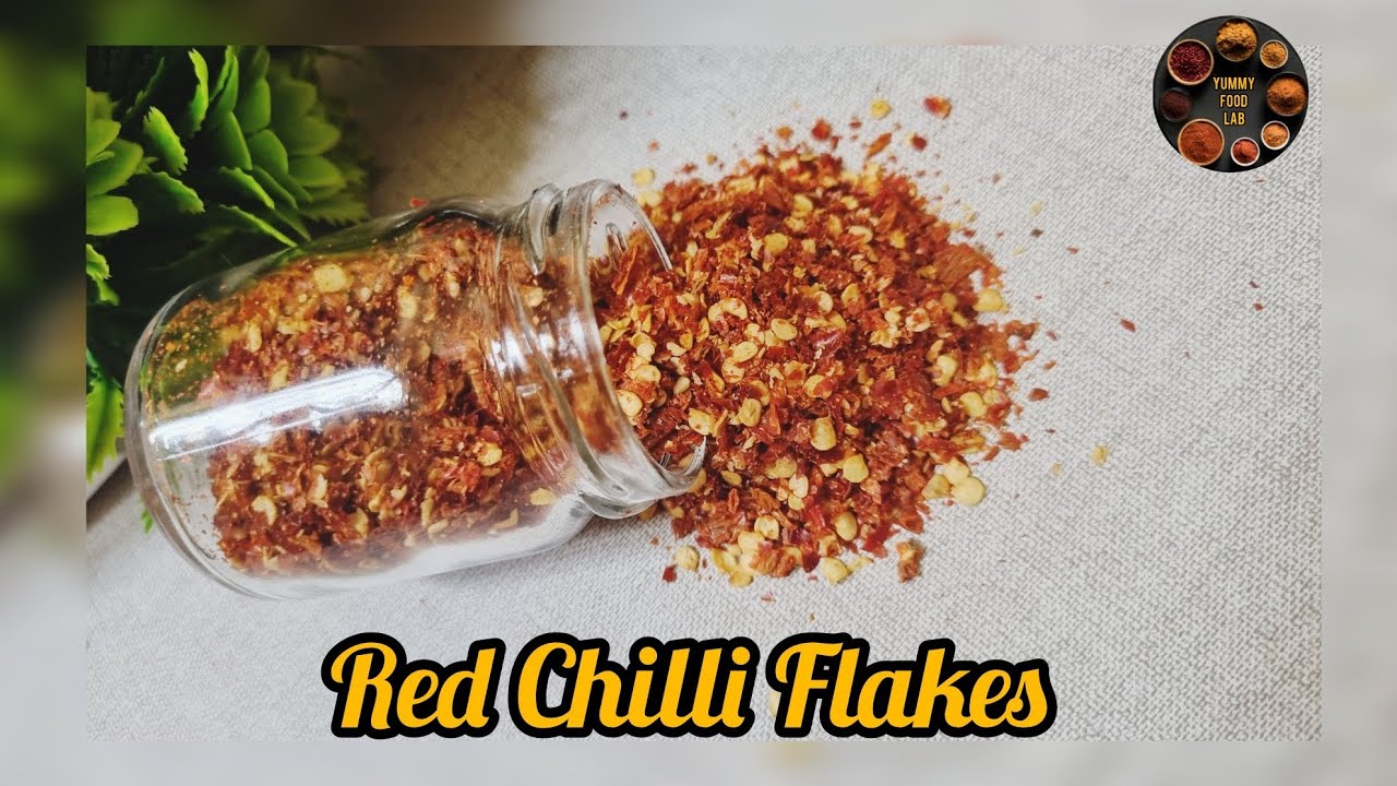 How to Make Red Chilli Flakes at Home | Homemade Red Chilli Flakes | Chilli Flakes Recipe