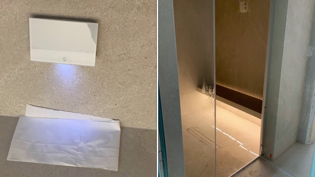 Effegibi Hammam Nuvola Smart Power 90 - Puerta Fit 120/A y plafón cromoterapia